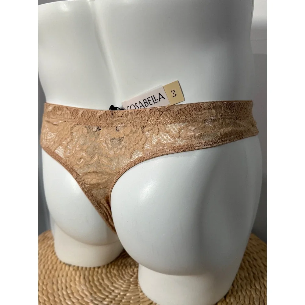 Cosabella Never Say Never Men's Classic G-String Lace Thong Sei  NWT size S
